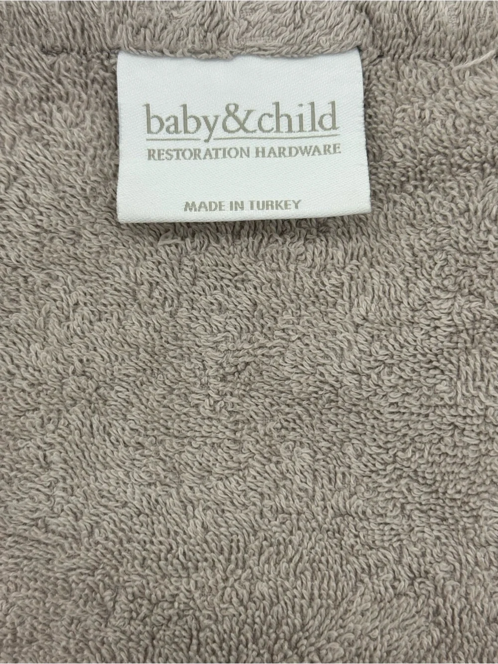 Baby and Child Restoration Hardware Elephant Hooded Towel
